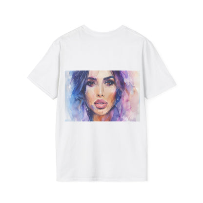 Kim K Watercolor Tee: Glamour Defined