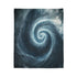 Storm Shaped Like a Spiral Eye Plush Fleece Throw Blanket