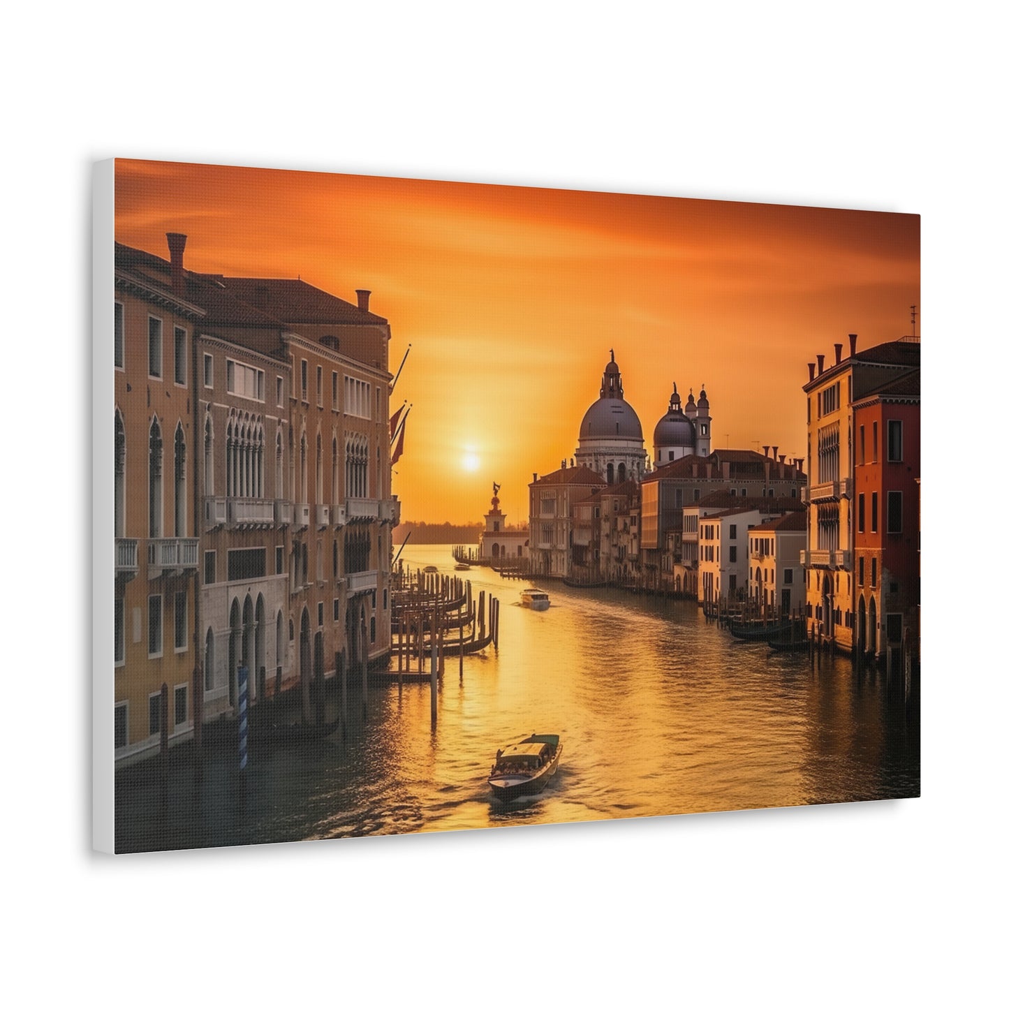 Venice Canal Canvas Print