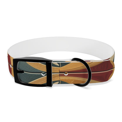 Tile Print Dog Collar: Handcrafted Chic Design