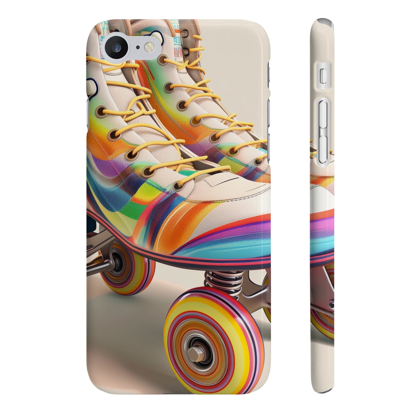 Retro Roll: Colorful Skate Phone Case