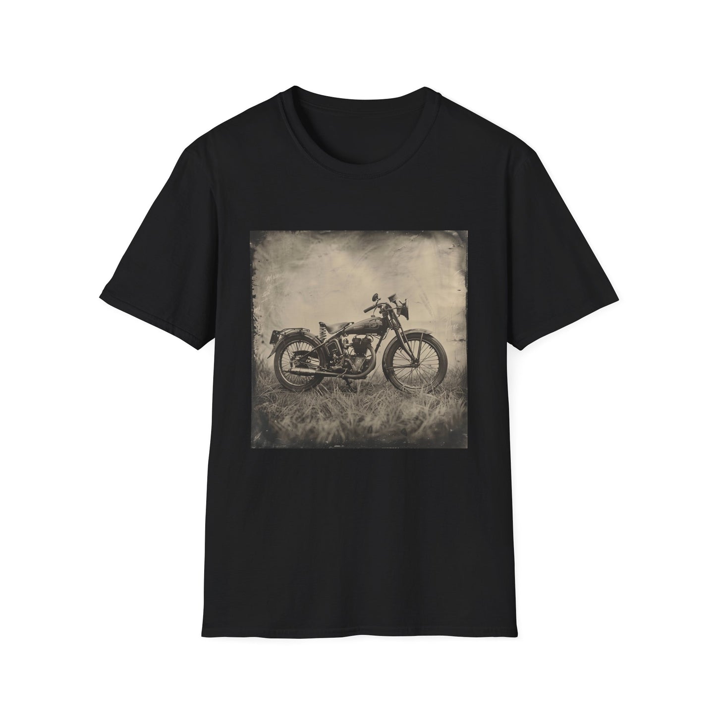 Throttle & Time: Classic Biker Legacy T Shirt | T-Shirt | DTG, Men's Clothing, Regular fit, T-Shirts, Unisex, Women's Clothing | Prints with Passion