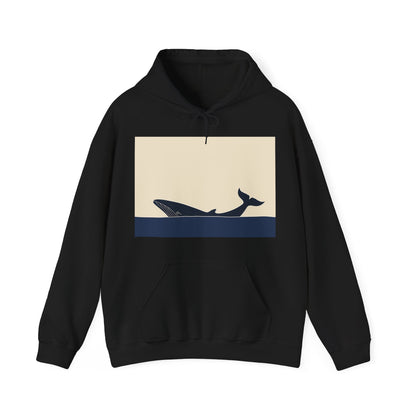 Solitary Whale's Journey Hoodie | Hoodies | DTG, Hoodies, Men's Clothing, Regular fit, Unisex, Women's Clothing | Prints with Passion