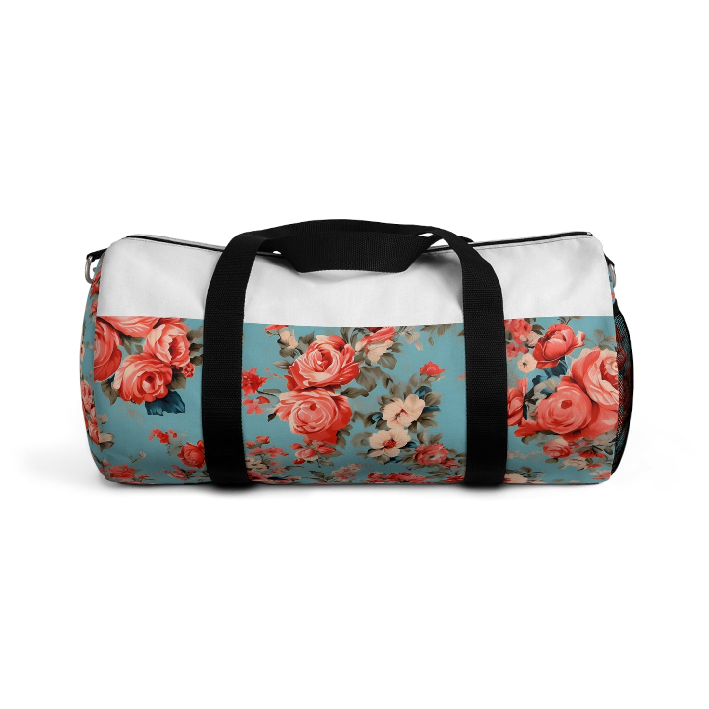 Vintage Fabric Pattern Duffel Bag