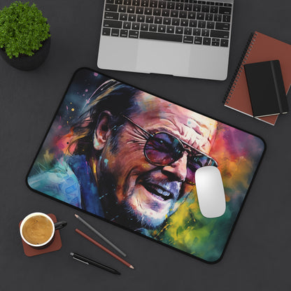 "Jack Nicholson Desk Mat Collection - Iconic actor design for eccentric workspace decor"