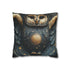 Owl with Constellation Wings (Edition II) — 40×40 Cushion Cover — Front 40×40 cm Square Cushion View