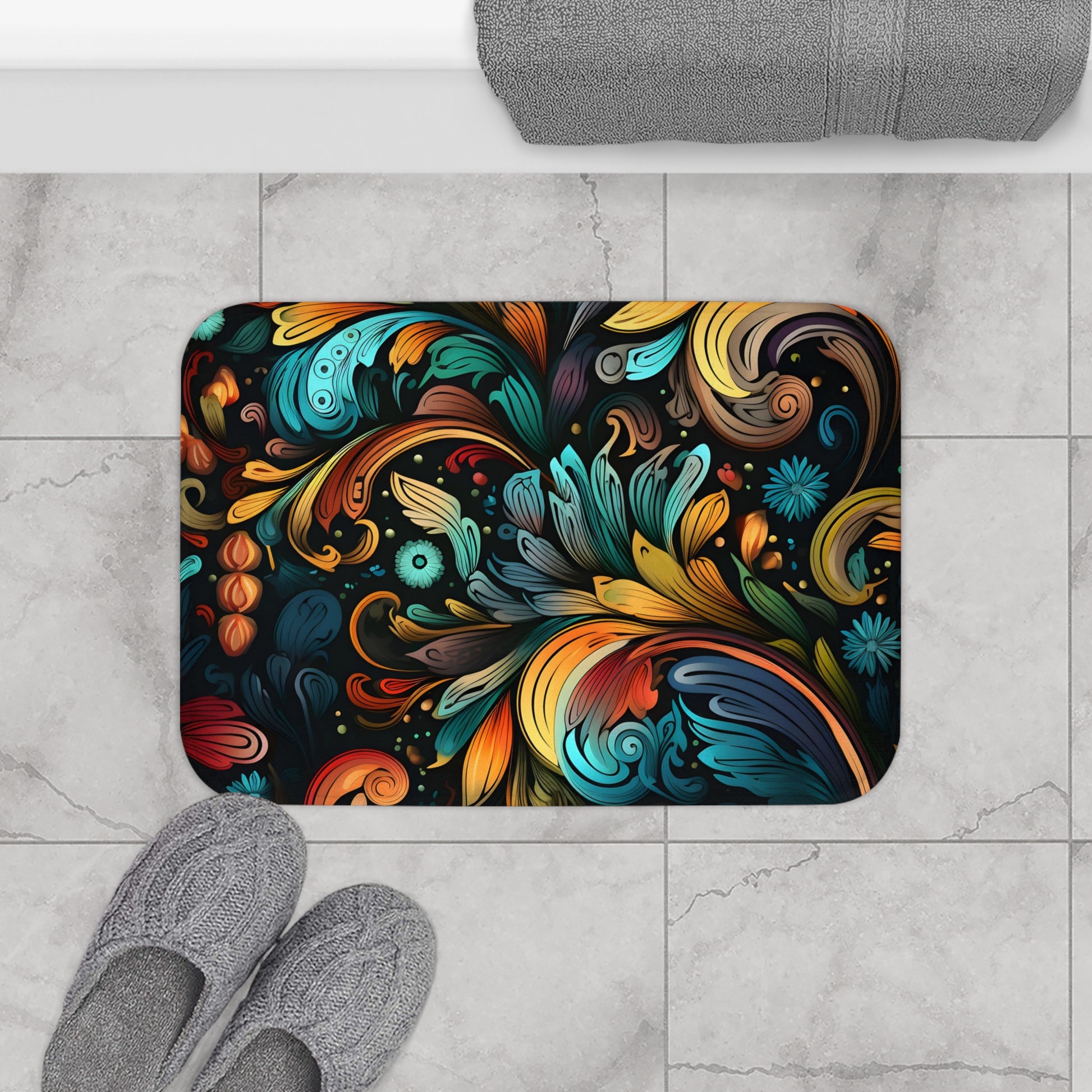 Tessellation Bath Mat | Bath Mats | Bath, Bathroom, Home & Living, Indoor, Sublimation | Prints with Passion