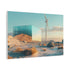 Futuristic Windmill in Glass Desert (Edition II) — Canvas Wall Art — Product Detail View 6
