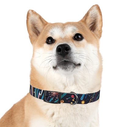 Dazzling Fireworks Dog Collar