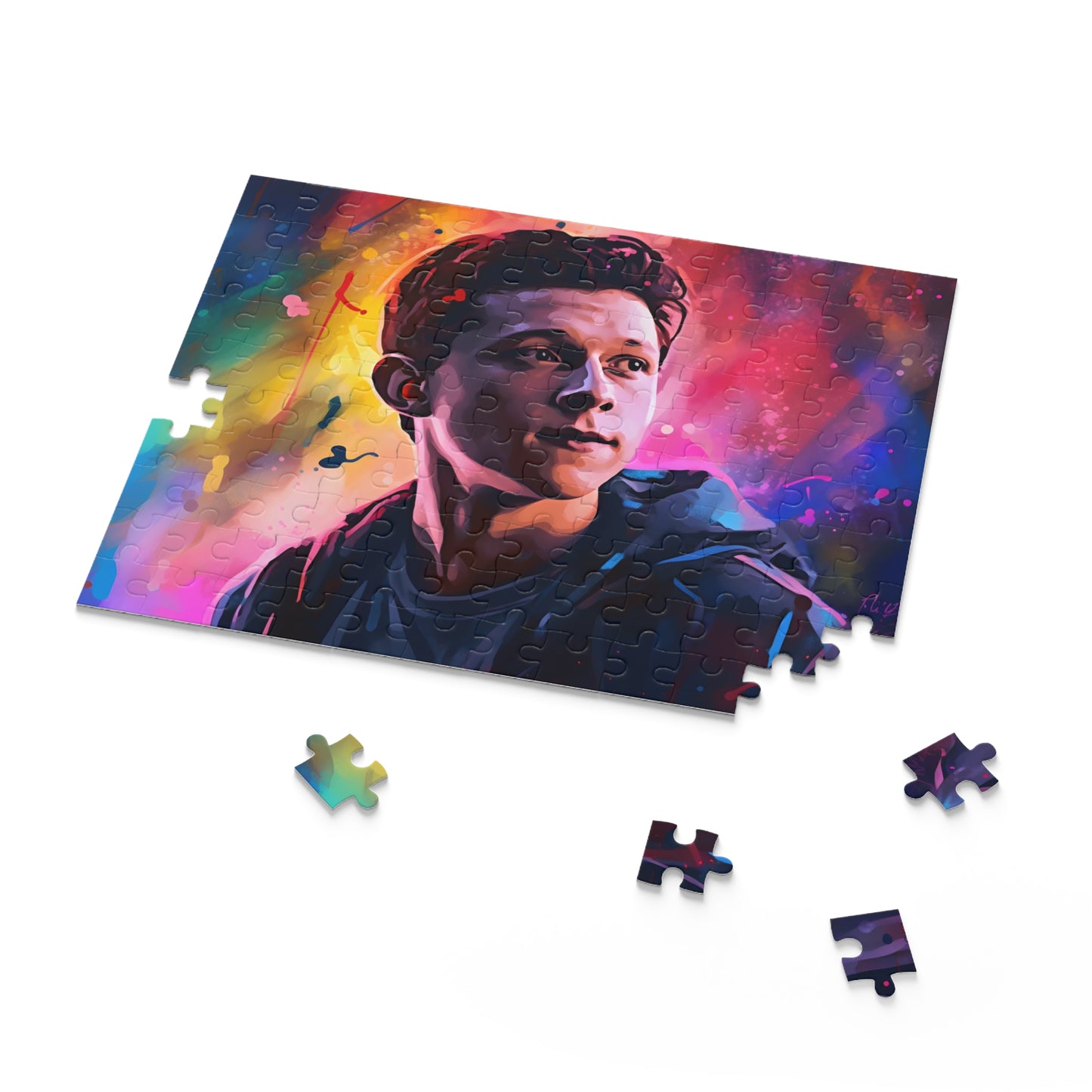 Tom Holland Neon Jigsaw Puzzle