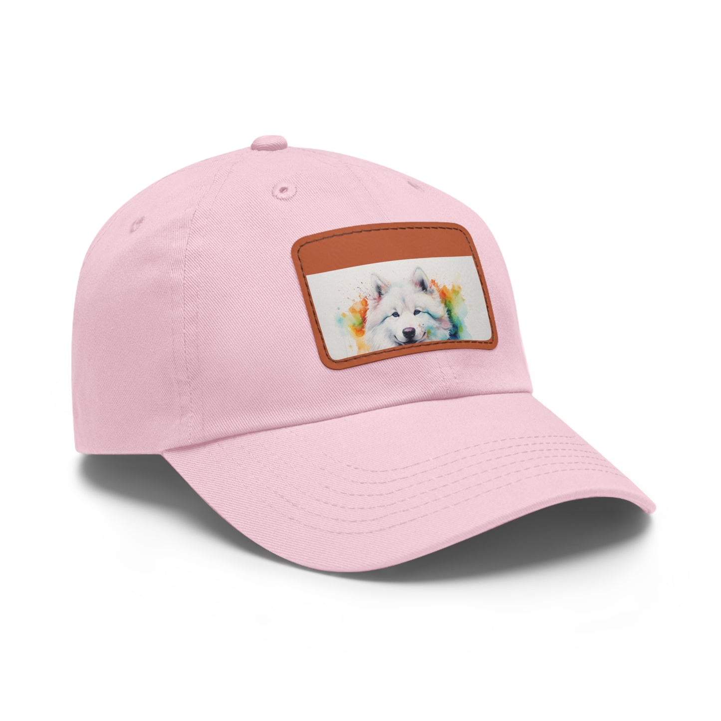 Watercolor Samoyed Charm Baseball Cap