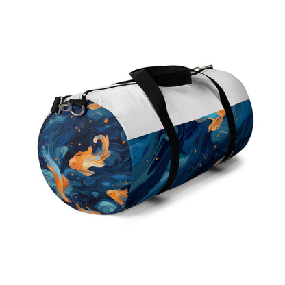 Koi Fish Duffel Bag | Duffle Bags | Accessories, All Over Print, AOP, Assembled in the USA, Assembled in USA, Bags, Duffle, Made in the USA, Made in USA | Prints with Passion