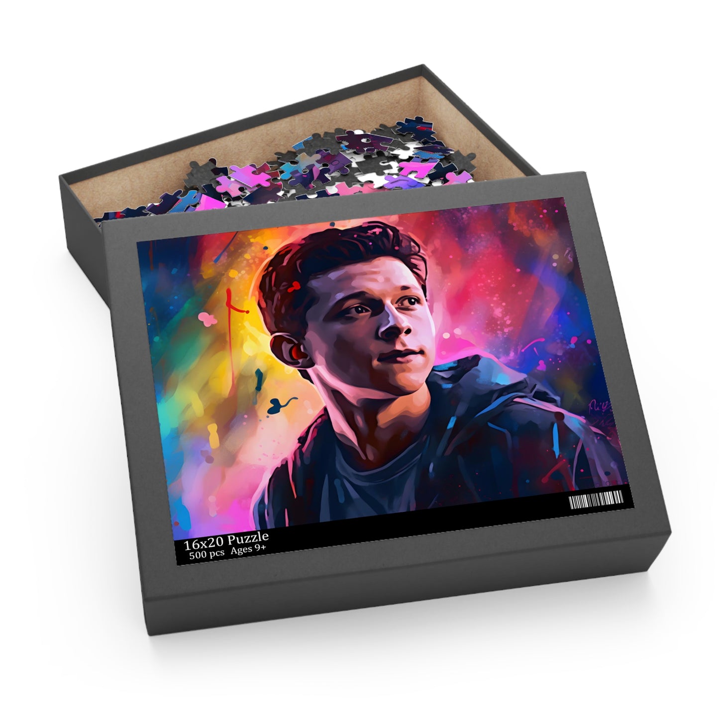 Tom Holland Neon Jigsaw Puzzle