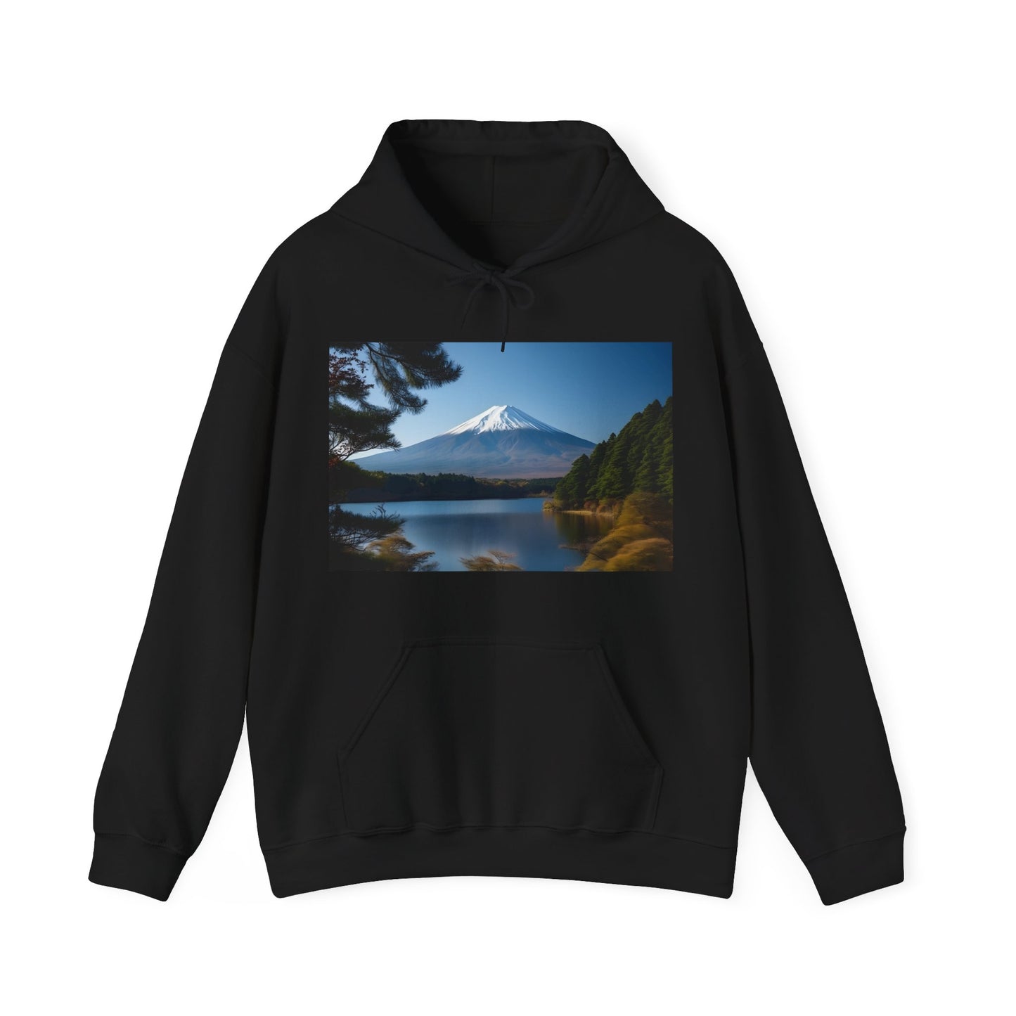 Iconic Mount Fuji Hoodie | Hoodies | DTG, Hoodies, Men's Clothing, Regular fit, Unisex, Women's Clothing | Prints with Passion