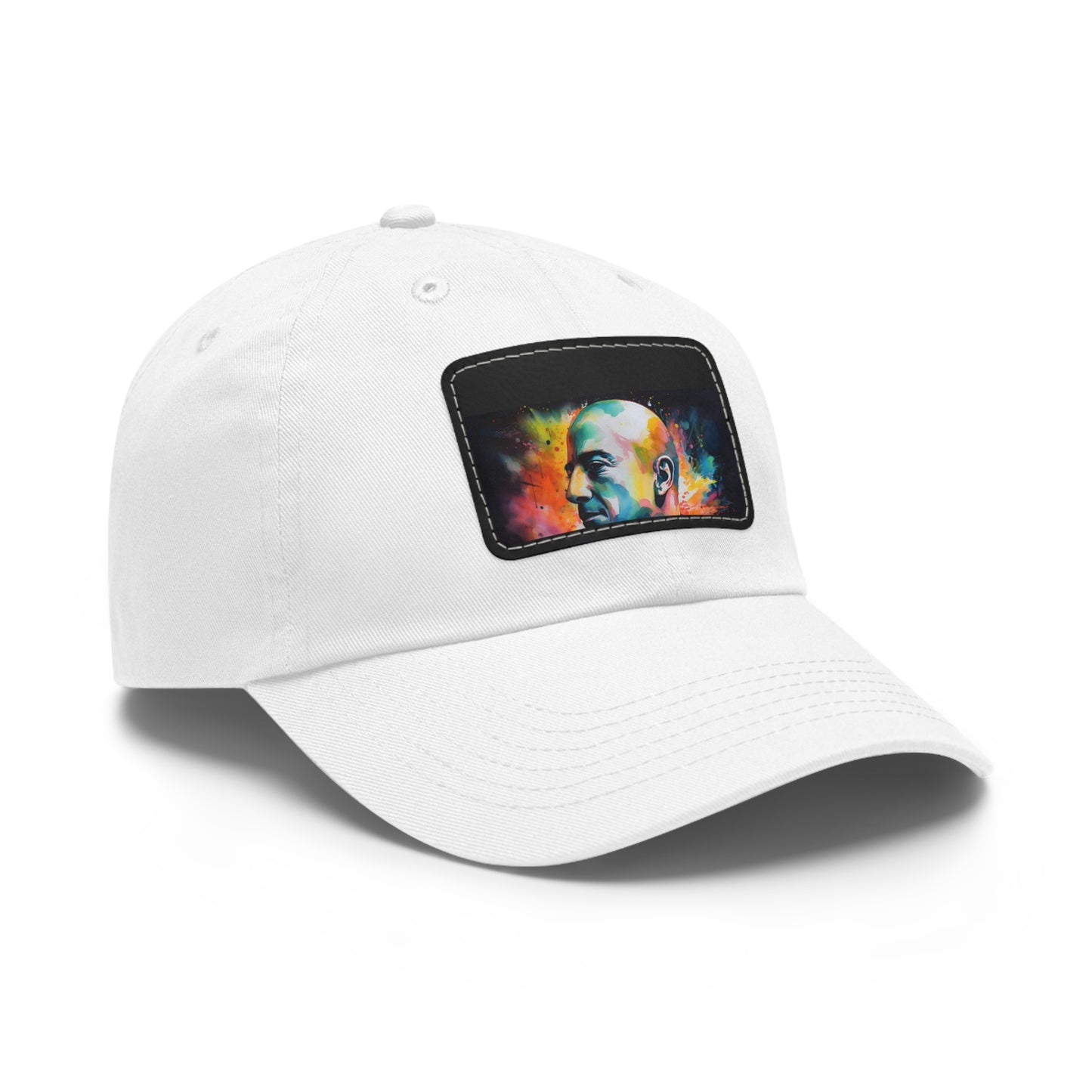 Neon Watercolor Jeff Bezos Cap