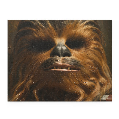 "Chewbacca Star Wars Puzzle - Piece Together the Fierce Warrior with this Galactic Jigsaw - Perfect for Fans!"