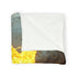 Crumbling Planet Leaking Golden Lava — Plush Fleece Throw Blanket — Product Detail View 5