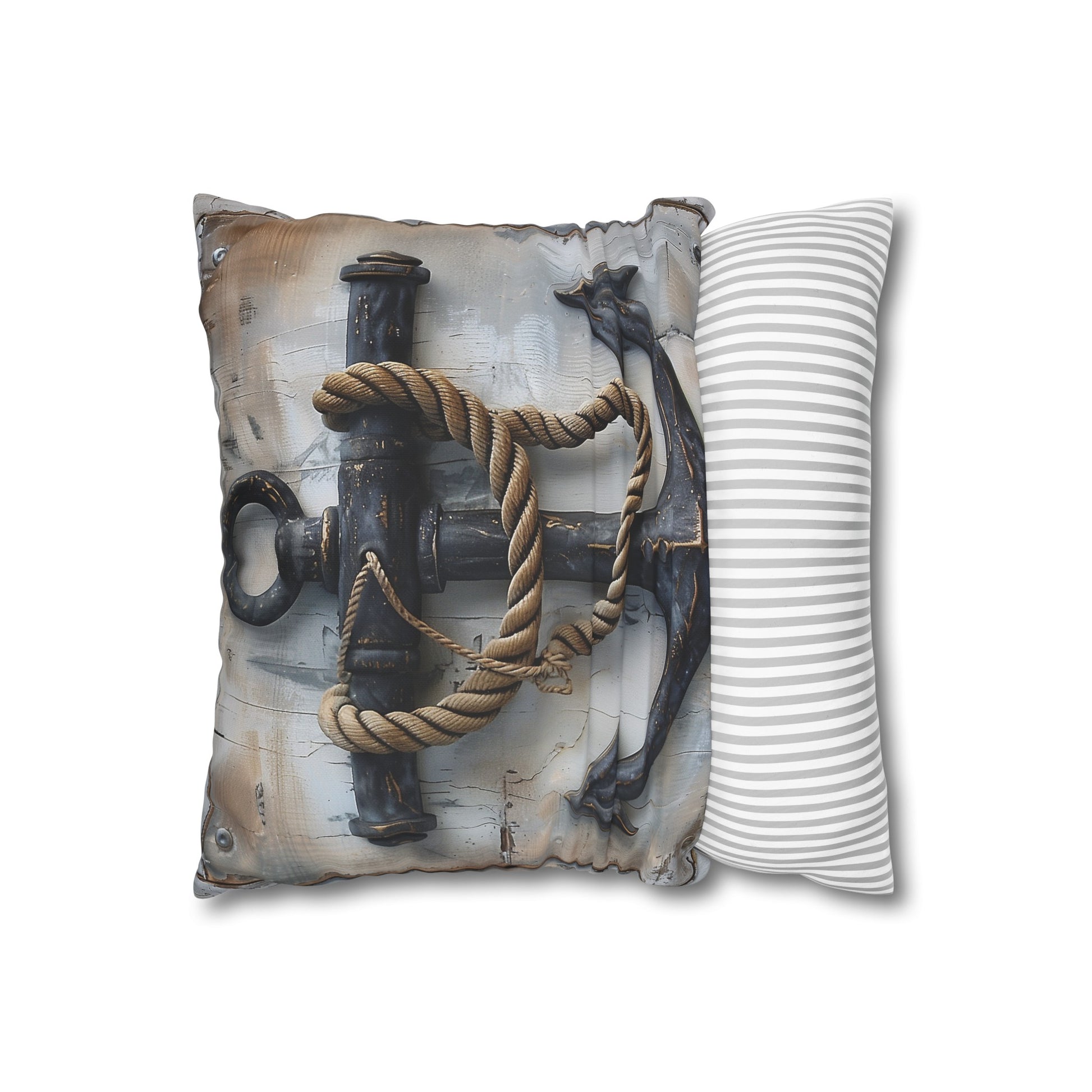 "Anchored Dreams Nautical Pillowcase - High-Quality, Stylish Design for Year-Round Comfort and Charm"