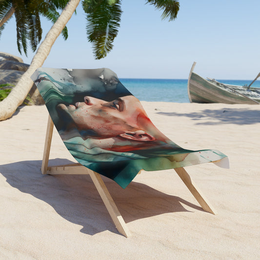 Shop our Eminem vinyl watercolor beach towels