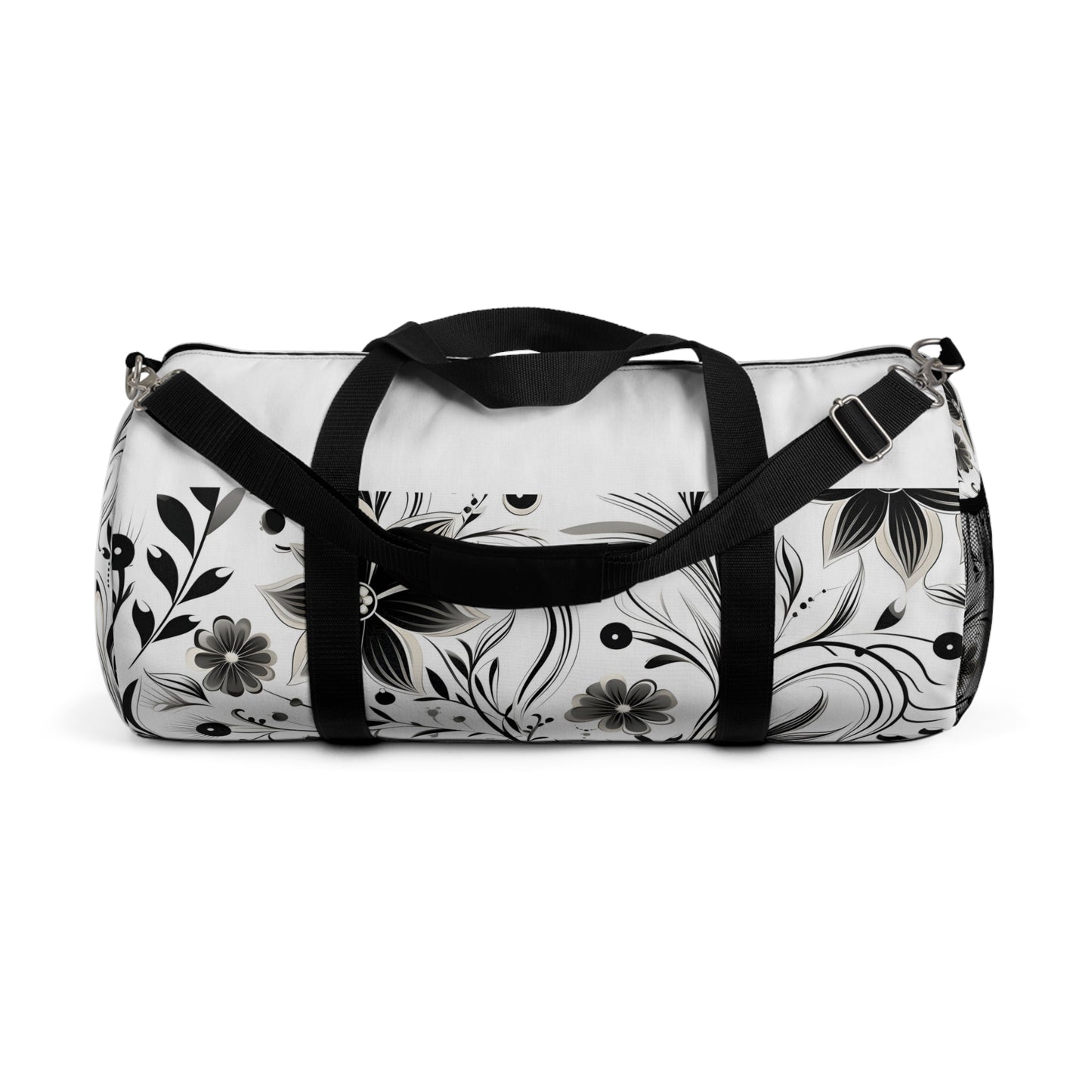 Black & White Curved Duffel