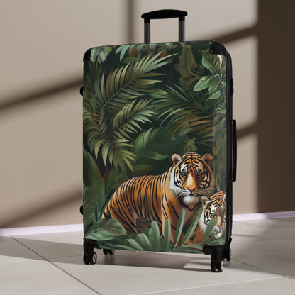 Tiger Print Jungle Safari Suitcase