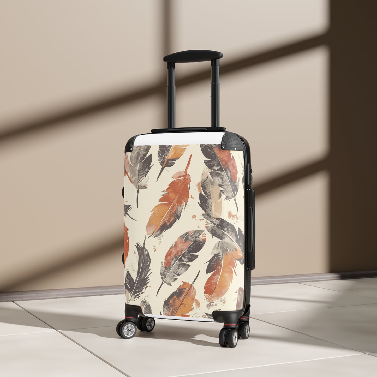 Feathered Boho Chic Suitcase Pattern