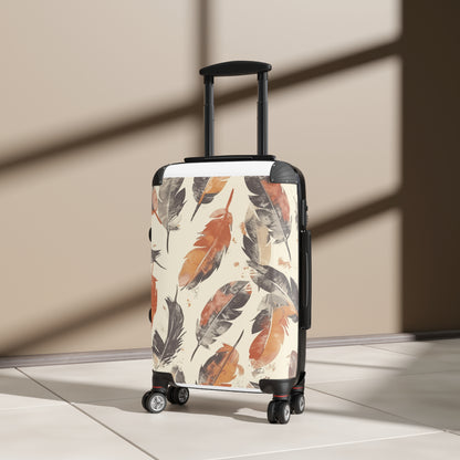 Feathered Boho Chic Suitcase Pattern