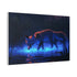 Bioluminescent Fox Walking Through Swamp — Canvas Wall Art — Product Detail View 6