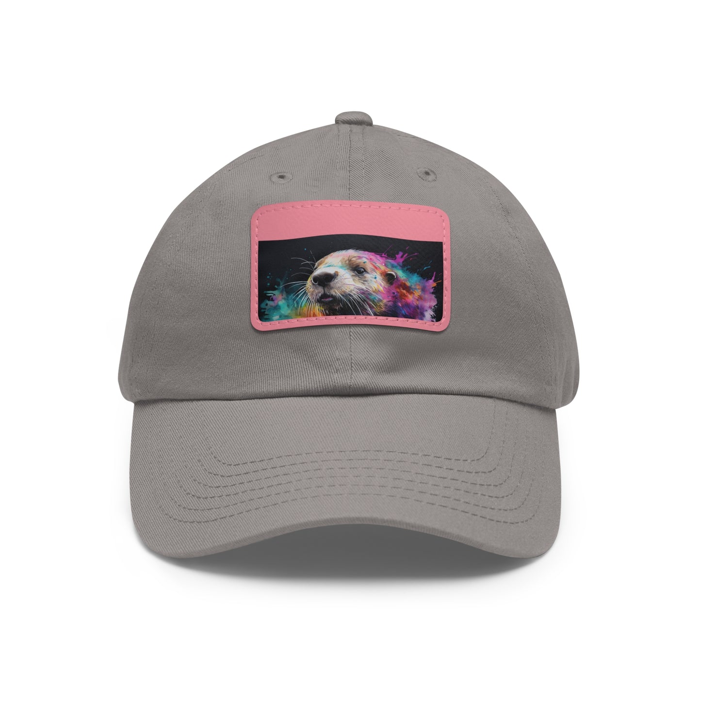 Happy Otter Watercolor Cap