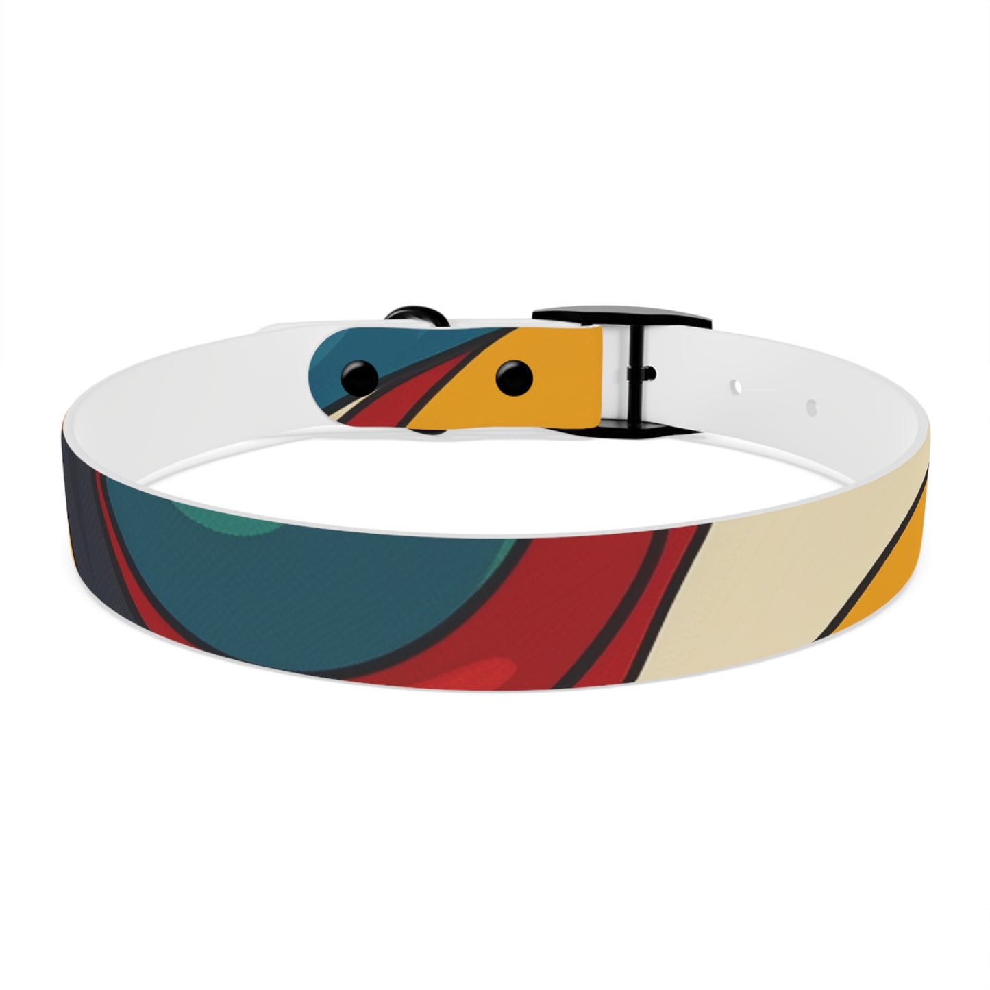 Retro Waves Dog Collar: Vibrant & Stylish