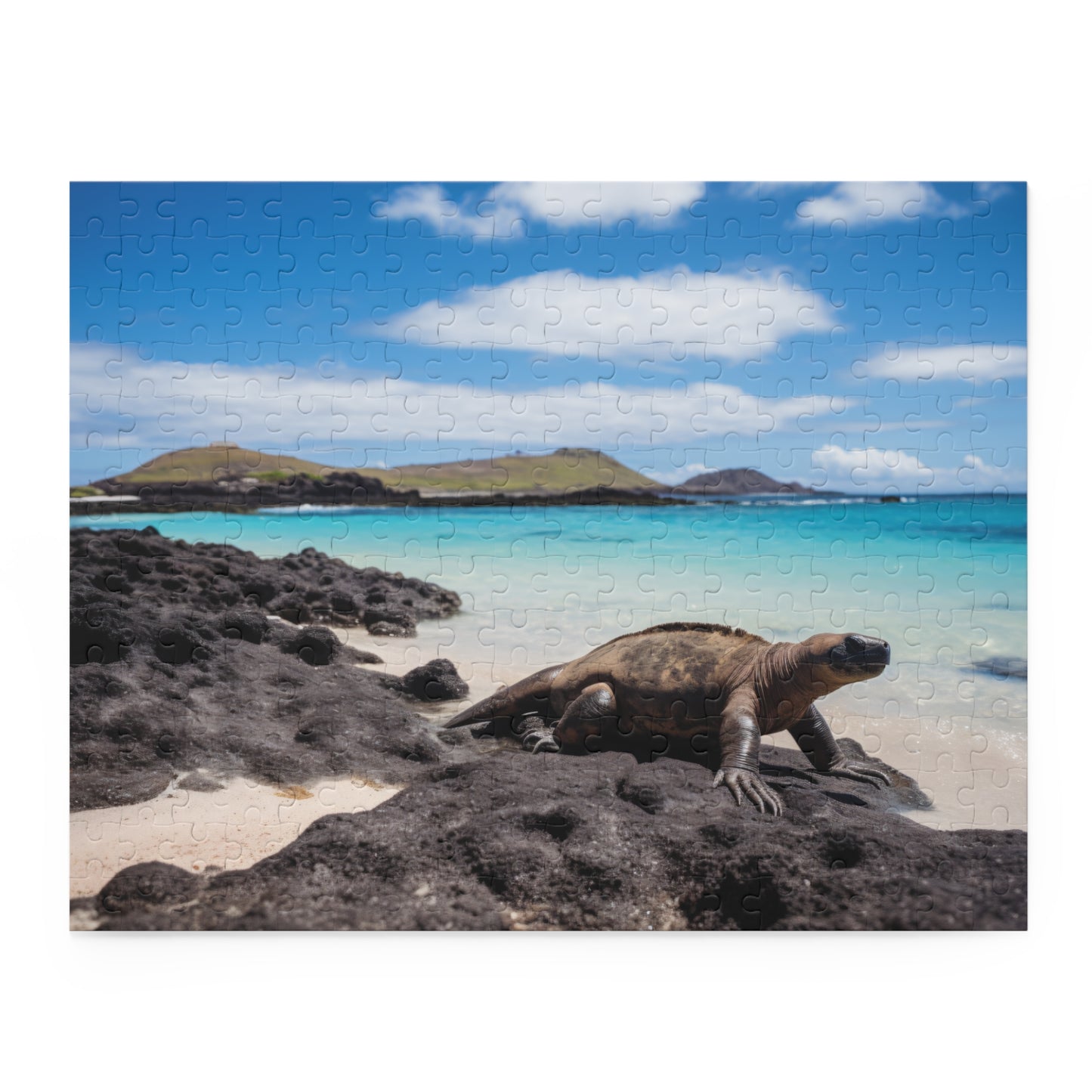 "Galapagos Islands Puzzle Adventure - Discover unique wildlife and beauty in vibrant jigsaw"