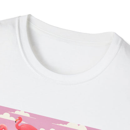 Flamingo Flock Elegance Tee