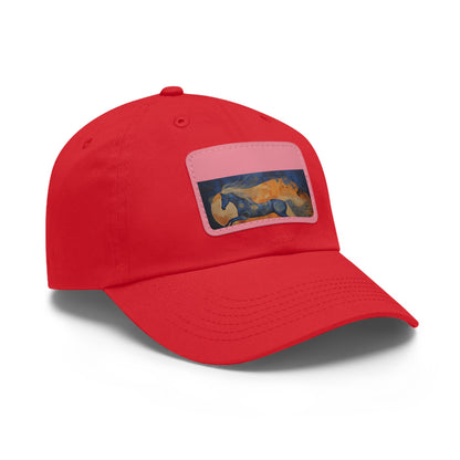 Gallop Through Abstract Art: Horsefull Body Textured Baseball Cap