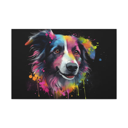 Cute Collie Canvas Collieball Art | Canvas | Art & Wall Decor, Canvas, Fall Picks, Hanging Hardware, Home & Living, Indoor, Top Spring Products, Valentine's Day promotion | Prints with Passion