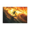 Surfer Riding Waves of Fire — Canvas Wall Art — Front Gallery-Wrapped Canvas View