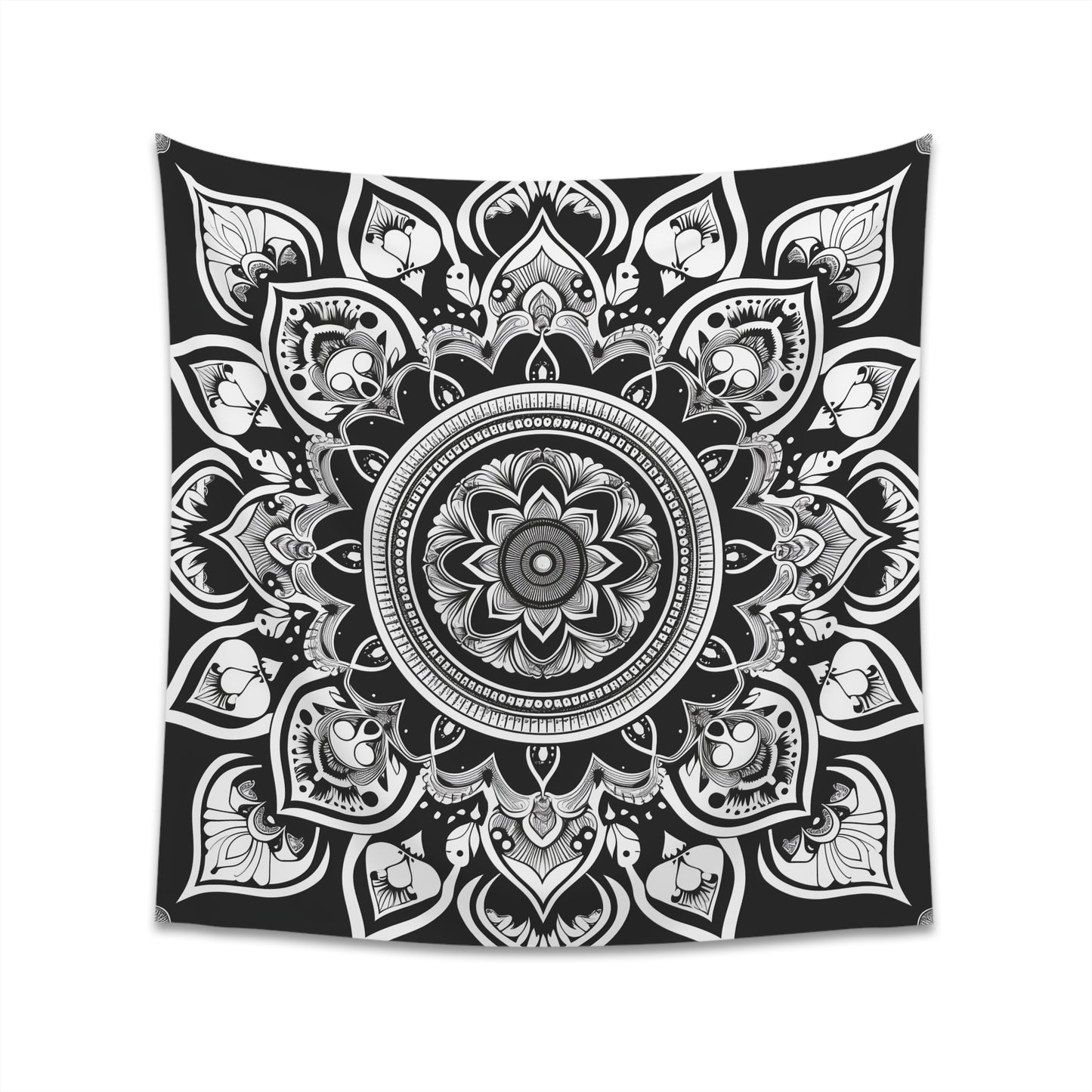 "Mindful Mandala Tapestry for Meditation | Serene geometric design for tranquility | Perfect for all seasons | Makes a great gift"