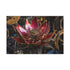 Mechanical Lotus Blooming — Canvas Wall Art — Living Room Wall Lifestyle View