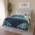Floating Mountain Surrounded by Whales — Plush Fleece Throw Blanket — Product Detail View 12