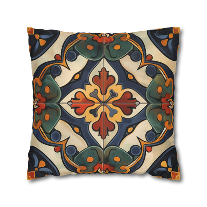 Luxurious Artisan Tiles Pillowcase - Seamless tile pattern in high-quality fabric for elegant sleep space.