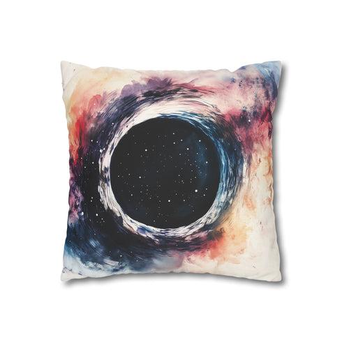 Black Hole Double-Sided Square Cushion Cover