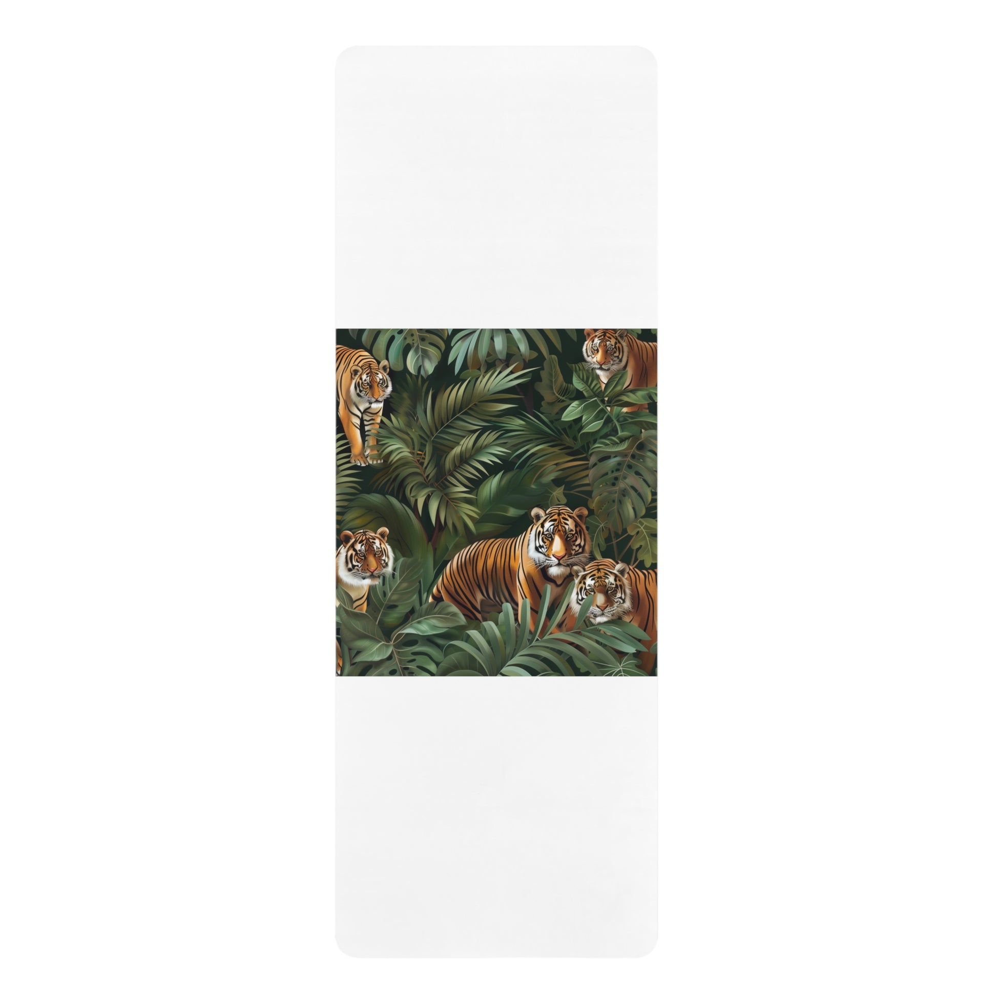 Wild Tiger Jungle Yoga Mat | Home Decor | Home & Living, Mother's Day, Rugs & Mats, Sports, Spring Essentials, Sublimation, Summer Picks, TikTok | Prints with Passion