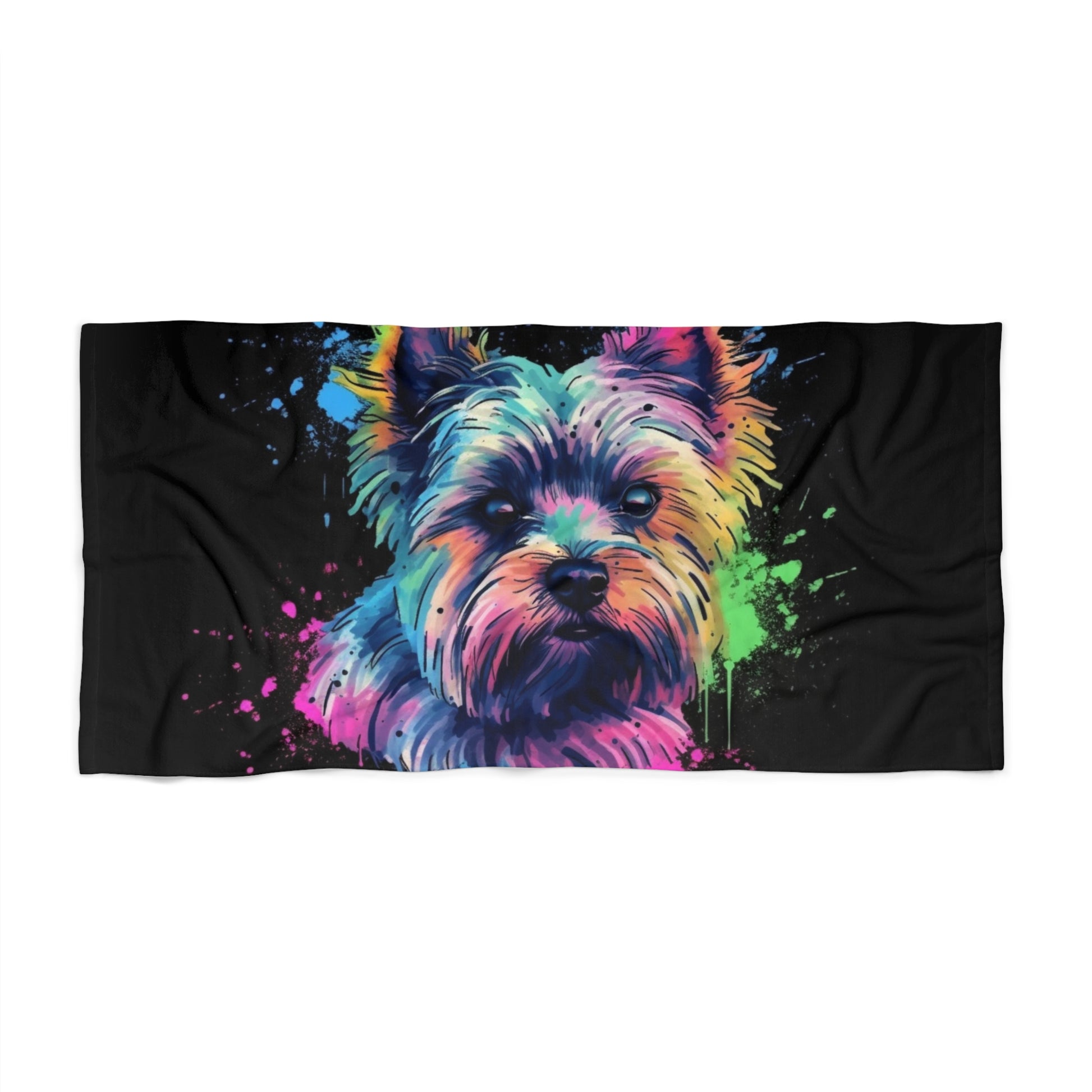 Yorkshire Terrier Beach Towel | Home Decor | Bath, Bathroom, Home & Living, Seasonal Picks, Summer Challenge Picks, Towel, Towels | Prints with Passion