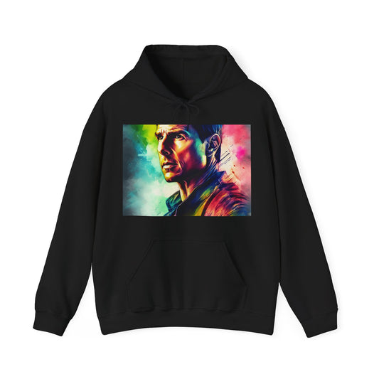 Tom Cruise Action Watercolor Hoodie | Hoodies | DTG, Hoodies, Men's Clothing, Regular fit, Unisex, Women's Clothing | Prints with Passion