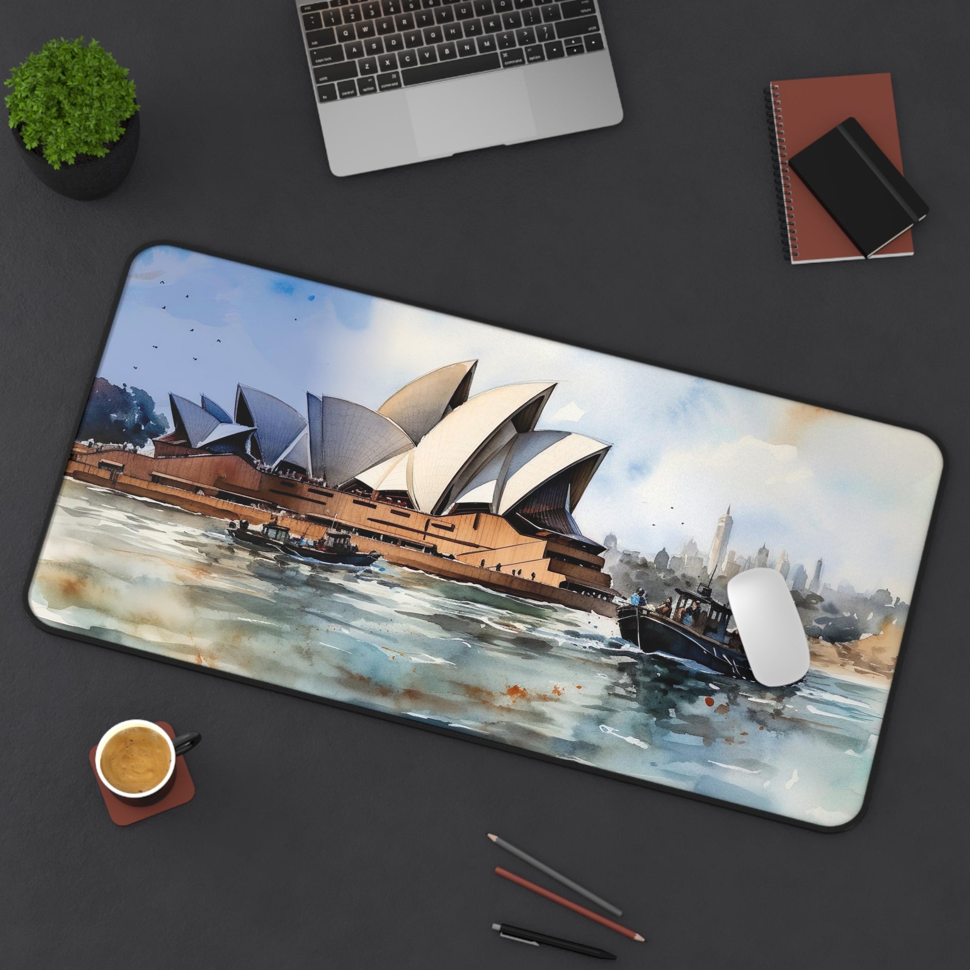 Opera House Desk Mat | Desk Mat | Accessories, Back-to-School, Desk, Fall Bestsellers, Home & Living, Mouse pad, Mouse Pads, Mousepad, Seasonal Picks, Stationery, TikTok | Prints with Passion