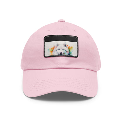 Watercolor Samoyed Charm Baseball Cap