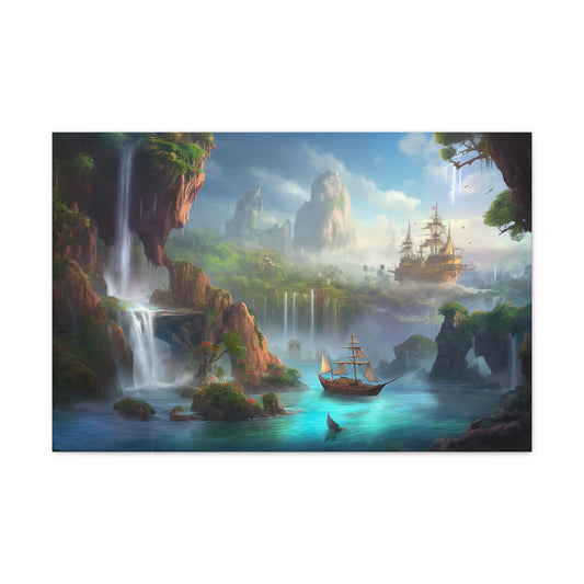 Enchanted Neverland Canvas: Zales Disney | Canvas | Art & Wall Decor, Canvas, Fall Picks, Hanging Hardware, Home & Living, Indoor, Top Spring Products, Valentine's Day promotion | Prints with Passion