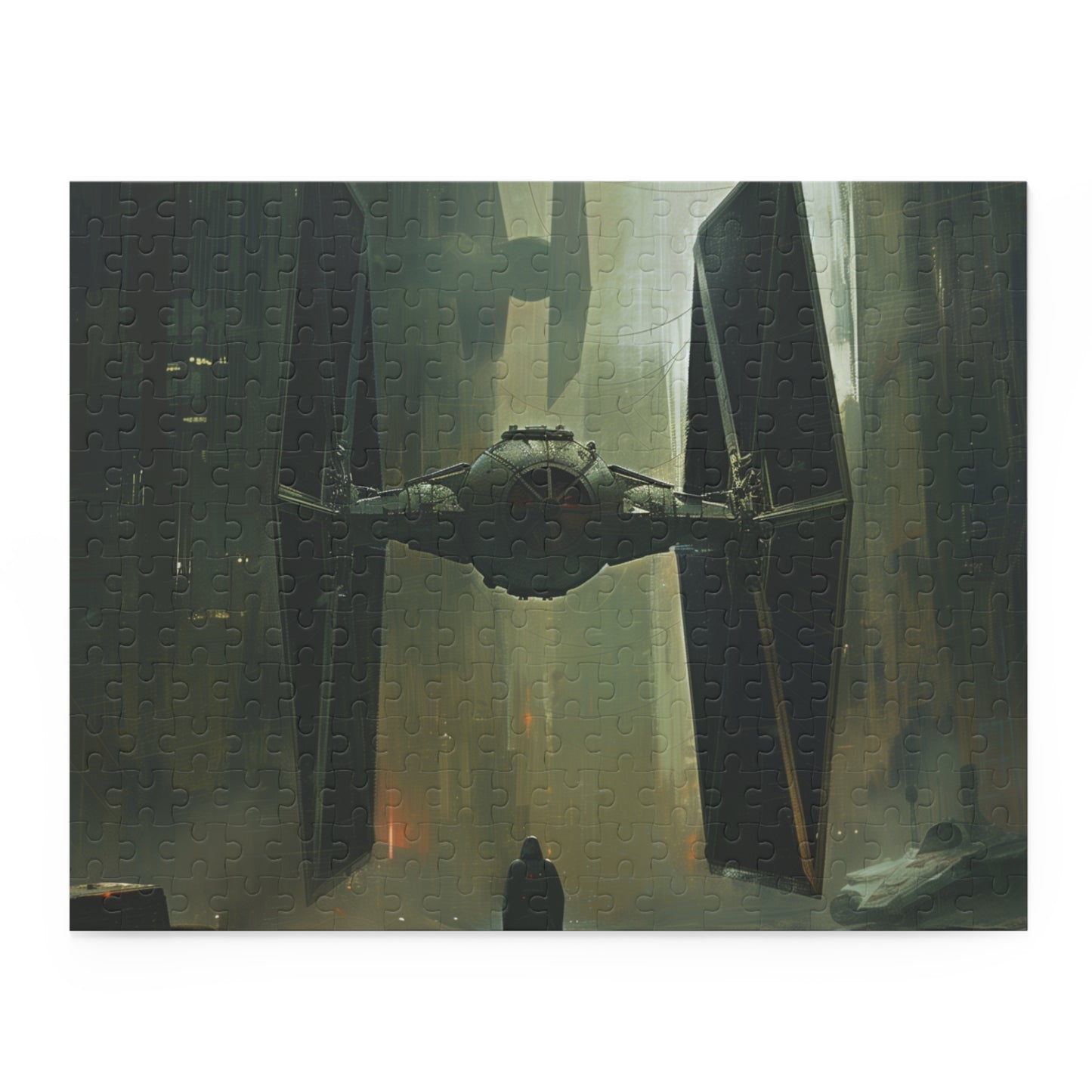 Star Wars Tie Fighter Jigsaw Puzzle - Iconic spaceship design for fans seeking a detailed challenge