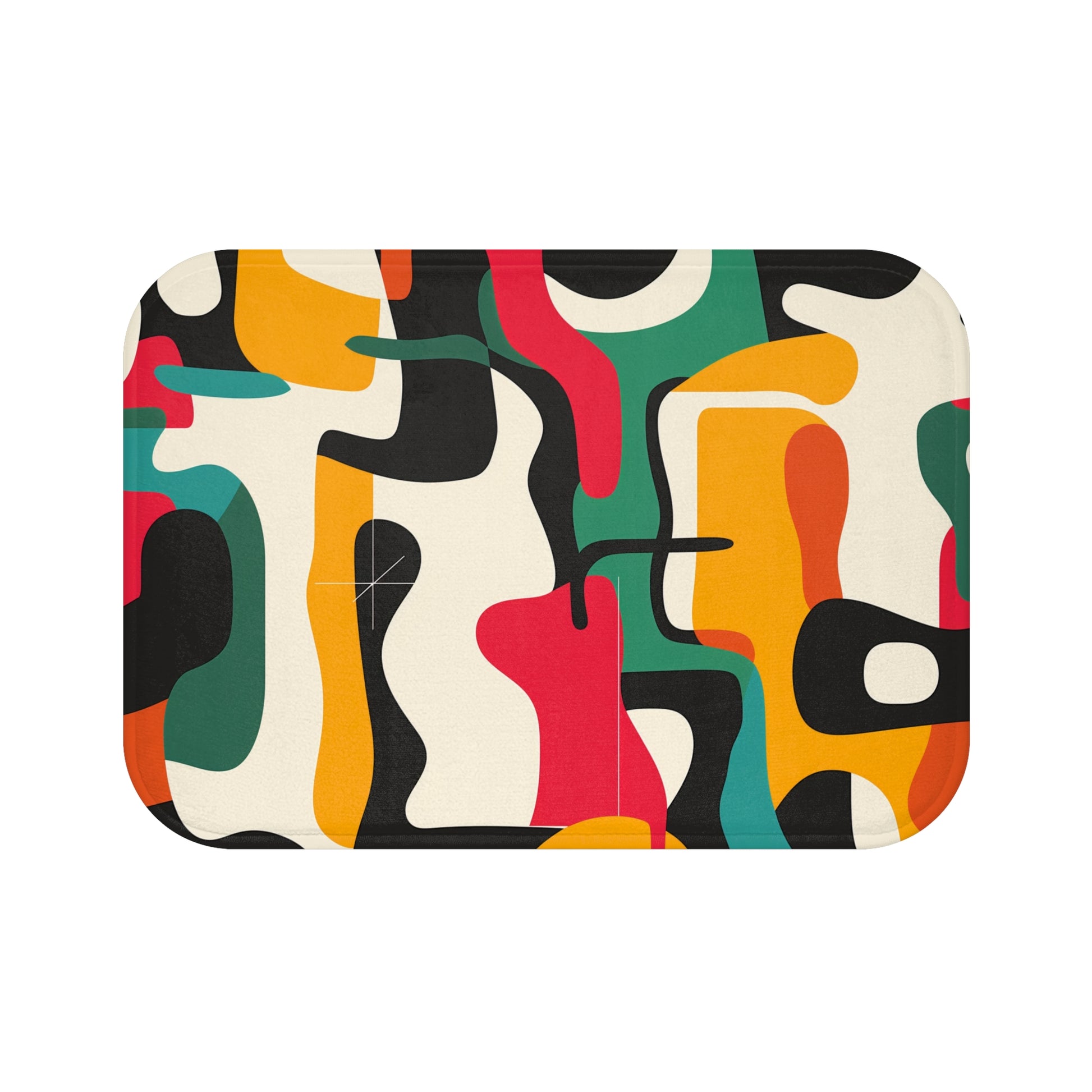 Abstract Bold Bright Bath Mat