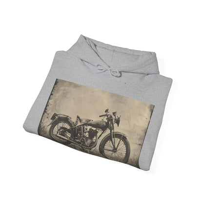 Timeless Trails: Capture the Spirit of Vintage Motorcycle Adventure in this Classic Moto Hoodie