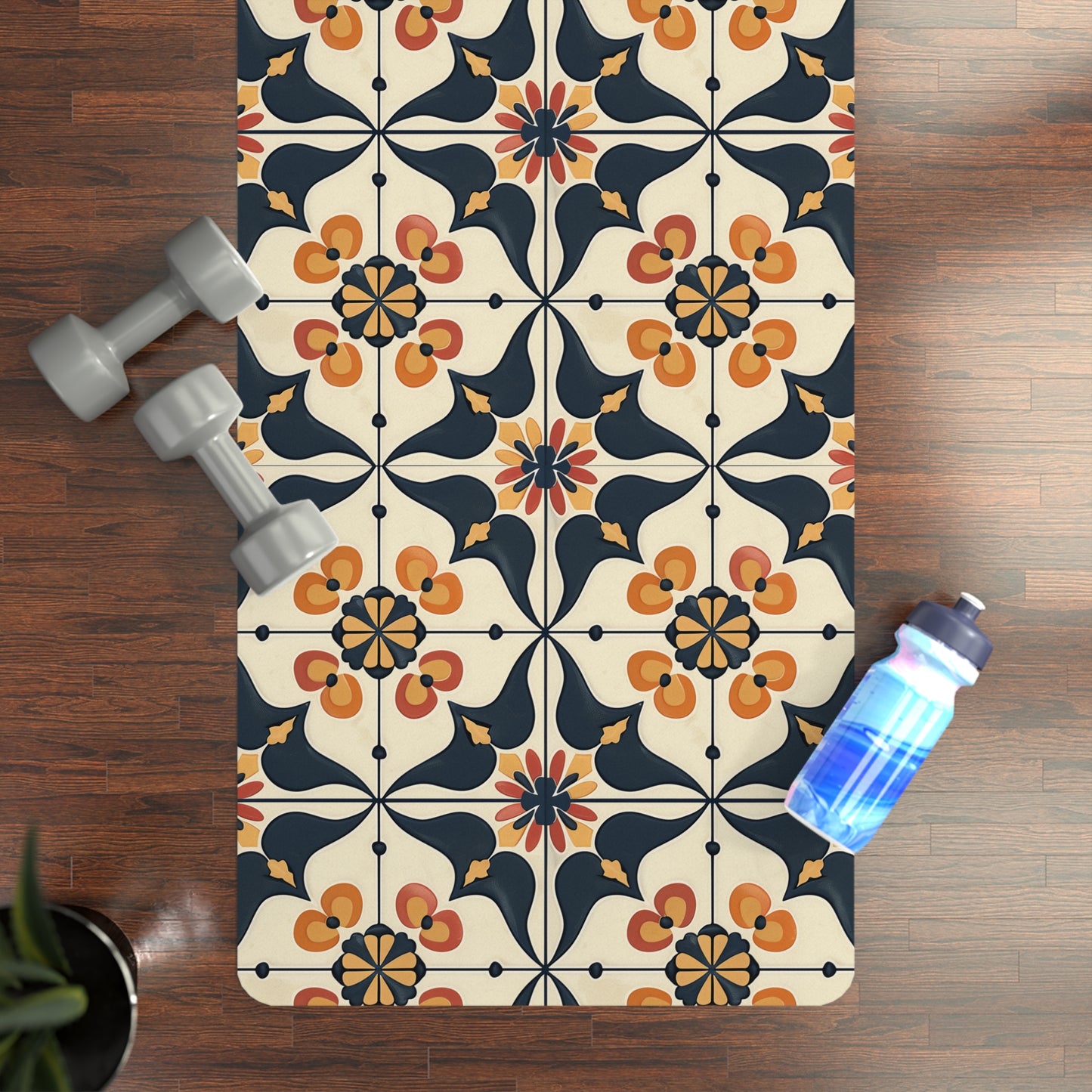 Artisan Tiles Yoga Mat: Unleash Your Inner Artist